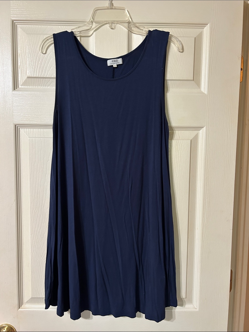 Piko 1988 Navy Sleeveless Swing Dress